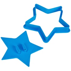 Cuticuter Mario Bros Ausstechform Stern, blau, 8 x 7 x 1.5 cm