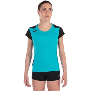 Joma Trikot Femme Record II XXL Türkis Schwarz