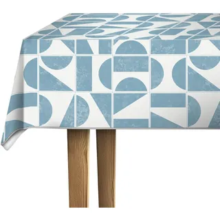 d-c-fix Wachstuchtischdecke Manhattan Keta - abwaschbar wasserdicht - In- & Outdoor - PVC Vinyl Wachstuch Plastik-Tischdecke Wachstischdecke Tischtuch - 150 cm rund