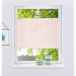 my home Plissee »Anna« Lichtschutz ohne Bohren verspannt Ästemotiv, Bestseller mit über 500 4,5-Sterne-Bewertungen, Klemmträger, rosa