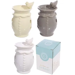 Puckator Duftlampe aus Keramik für Trinkvögel, gemischt, Gesamthöhe 14 cm, Breite 9 cm, Tiefe 8 cm