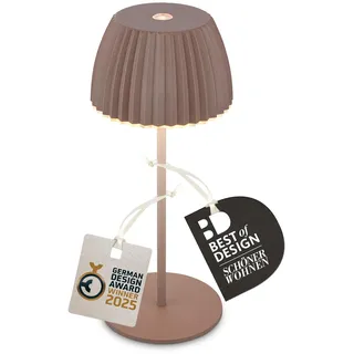 Briloner Riffle Mini LED Tischlampe Umbrasand