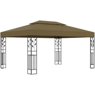 vidaXL Pavillon 3 x 4 m Taupe