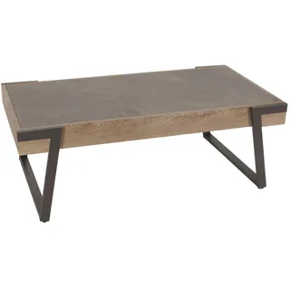 MCW Couchtisch L89 Grau/Braun Holz 120 x 43 cm