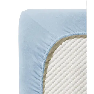 Jenny C 001115 Single-Jersey 140 x 200 - 160 x 200 cm bleu