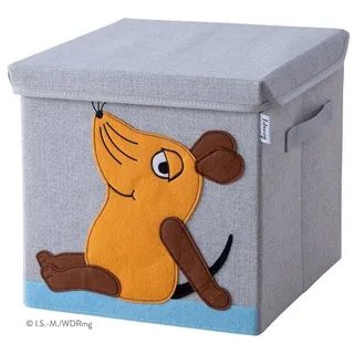 Lifeney Aufbewahrungsbox Die Maus 30 x 30 x 30 cm 1-tlg. grau