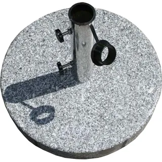 Sonnenschirm-Ständer Schirmständer Granit 20 kg marmoriert - Grau