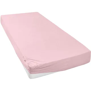 OTTO home Spannbettlaken Jersey 90 x 200 - 140 x 200 - 180 x 200 cm rosa