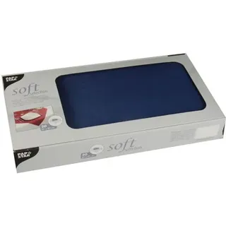 Papstar Tischdecke Vlies "soft selection" 80 x 80 cm Dunkelblau