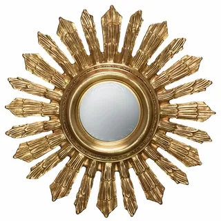 Sonnenspiegel Antik Gold Spiegel 70cm Hängespiegel Wandspiegel Wanddeko Sonne