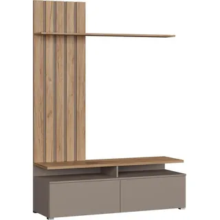 Vicco Wohnwand Harro, Goldkraft Eiche/Greige