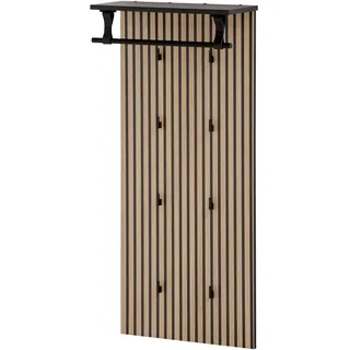 Schildmeyer Garderobenpaneel Hank 50 x 110,6 cm Schwarz