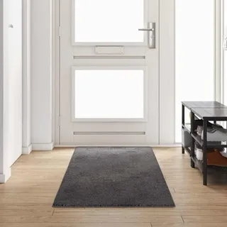 Teppichläufer Grau 80 x 300 cm 100% Polypropylen Tuft - Grau