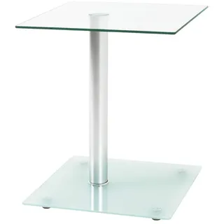 Haku-Möbel HAKU Möbel Beistelltisch Glas transparent 40,0 x 40,0 x 52,0 cm