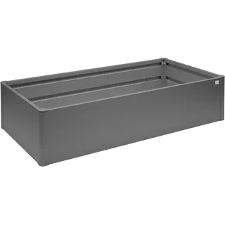 Biohort Hochbeet Mini 201,6 cm x 103,1 cm x 45 cm Dunkelgrau-Metallic