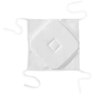 Today Sitzkissen 4 Ecken Sitzkissen 4 Ecken Polyester 40 x 40 x 2 cm, Polyester, weiß, 40x40x2 cm