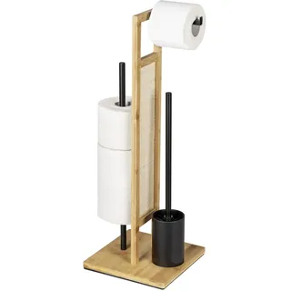 Wenko WC-Garnitur Rivalta Allegre braun Holz, 1 St.