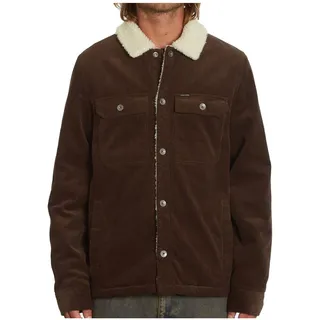Volcom Herren Cordjacke Keaton Jacket Dark brown - S