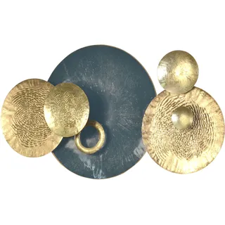 Pajoma "Wanddekoration", Wandobjekt aus Metall, viele Kreise,
