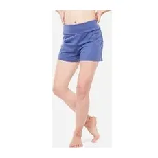Shorts Yoga Damen Baumwolle - Blau, L