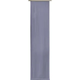 Schiebegardine WIRTH "Newbury" Gr. 2, blau (mittelblau), B:57cm H:175cm, Jacquard, Baumwolle, Polyester, Gardinen, Schiebegardine, Ohne Befestigungszubehör, Breite: 57 cm