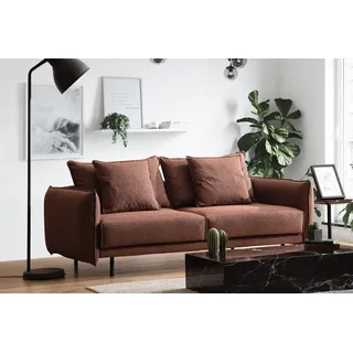Wohnzimmer Sofa Couch Möbel Einrichtung Couch braun Sofas Couches neu - Braun