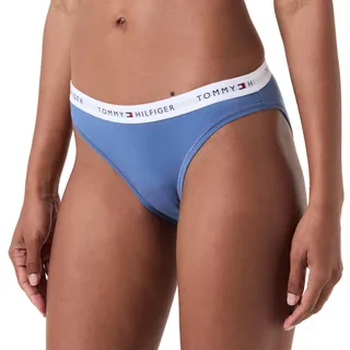 Tommy Hilfiger Damen Slip Unterwäsche, blau (Iron Blue), L