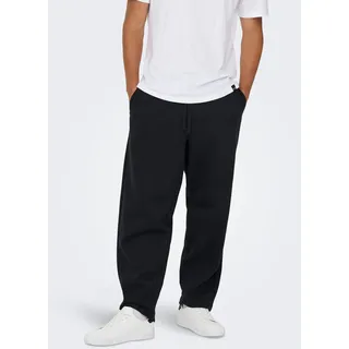 Only & Sons ONSCERES WIDE PANT Relaxed Fit Hosen Schwarz XXL