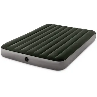 INTEX Dura-Beam Camping Matratze für 2 Person Isomatte (152 x 203 x 25 cm) max. 272KG – Gästebett aufblasbares Bett Luftbett, Fiber-Tech-Technologie (64109)