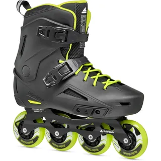 Rollerblade Lightning, Inline Skates für Männer, Urban Inliner, Schwarz/Gelb, 42/42.5