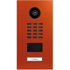 DoorBird D2101V IP Video Türstation, Reinorange (RAL 2004) | Video-Türsprechanlage mit 1 Ruftaste, RFID, HD-Video, Bewegungssensor