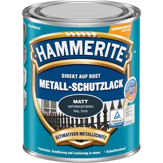 Hammerite Metallschutzlack Anthrazitgrau 0,75 l