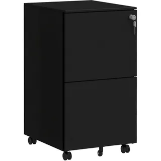 Vinsetto Aktenschrank 37 x 43,5 x 67,5 cm Schwarz