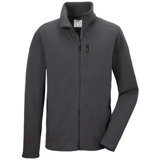 G.I.G.A. DX Strickjacke "GS 78 MN FLX JCKT", Herren, Gr. M, grau (anthrazit), Oberstoff: 65% Polyester, 32% Viskose, 3% Elasthan, G.I.G.A. DX BY KILLTEC, Strickjacken Strickjacke, Elastische Herrenjacke mit Zipper-Taschen