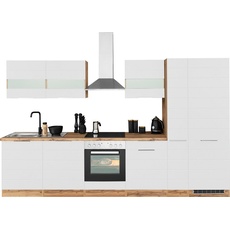 Bild von Küche »KS-Luhe«, 330 cm breit, wahlweise mit oder ohne E-Geräten, gefräste MDF-Fronten, weiß