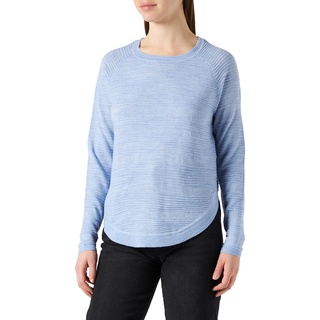 ONLY Damen Dünner Strick Pullover | Langarm Rundhals Knitted Sweater | Basic Stretch Jumper ONLCAVIAR, Farben:Lila, Größe:S