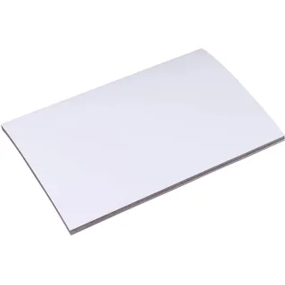 100 Magnetetiketten beschreibbar 100 x 150 mm, Ferrit|PVC, weiß