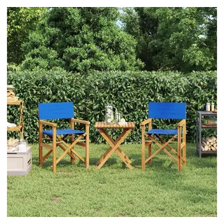 vidaXL Regiestühle Klappstuhl 58 x 91 x 28 cm blau 2 St.