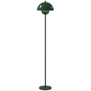 Oxeza Stehleuchte 30/30/155 cm Grün mit rundem Schirm, E27 Fassung , Metall , Mode , Rechteckig , 30x155x30 cm , Lampen & Leuchten, Innenbeleuchtung, Stehlampen