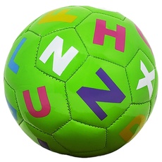 Polierter Fußball für Training oder Spiel Größe 2 Grün für Kinder Durchmesser 15 cm