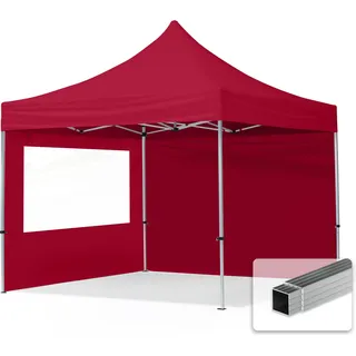 Faltpavillon Economy 3 x 3 m inkl. 2 Seitenteile rot 59013