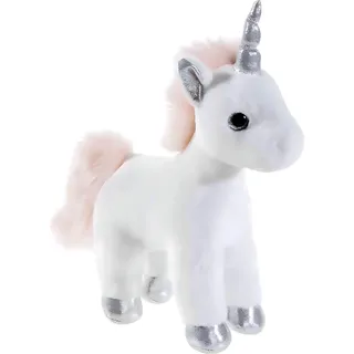 Heunec EINHORN stehend mit Glitzer Größe 28 cm - Weiß