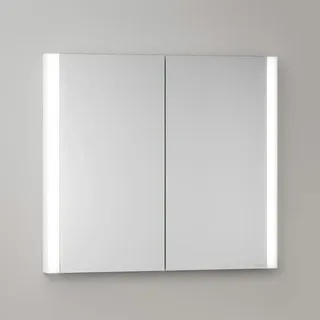 Keuco Royal Metis LED Unterputz-Spiegelschrank 80 x 71 cm, 2 Türen mit Spiegelheizung