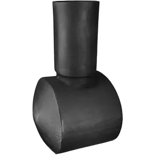 Casablanca by Gilde »Vase Train, Höhe ca. 30 cm, aus Aluminium, nicht wasserdicht« Vasenöffnung ca. 9 cm, nur für Dekozwecke geeignet,