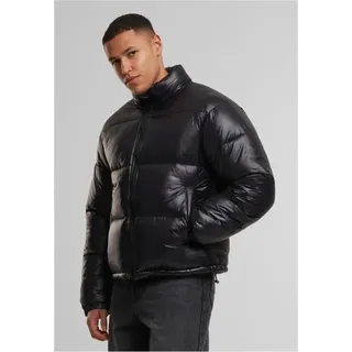 Bunda Urban Classics, glänzende, gesteppte Jacke, schwarz - Größe 3XL - Schwarz