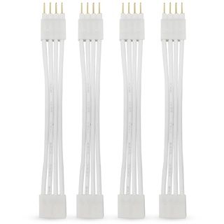 Light Solutions Light Solutions, Cable for Philips Hue Gradient LightStrip - 5cm - White - 4 pcs