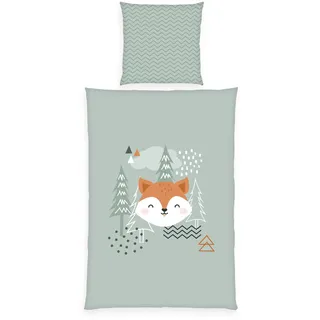 Baby Best Young Collection Nordic Forest Wendebettwäsche Bunt 135 x 200 cm + 80 x 80 cm
