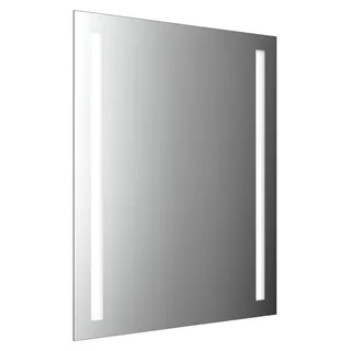 EMCO MI 270 LED-Lichtspiegel mit zwei Lichtausschnitten links und rechts, Waschtischbeleuchtung, Heizfolie, Höhe 800mm, 449827004,