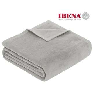 IBENA Kuscheldecke 150 x 200 cm Hellgrau