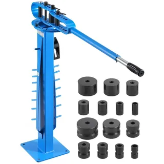 Vevor Rohrbieger, Rohrbiegegerät mit max. 50,8 mm Außendurchmesser & 14 Biegematrizen, 200° Rohrbiegewerkzeug für Kupfer-, Aluminium- & Eisenrohre, HVAC-, Klimaanlagen-, Kühlschrank- & Autoreparatur